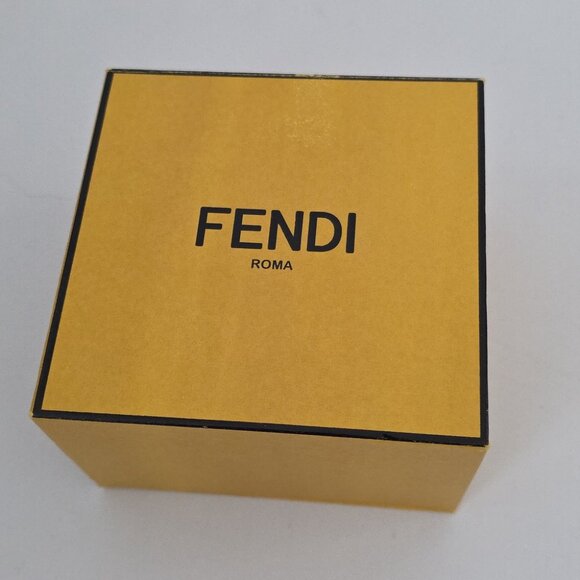 FENDI | F Is Fendi Bracelet silver Crystals Open Cuff - Picture 6 of 7